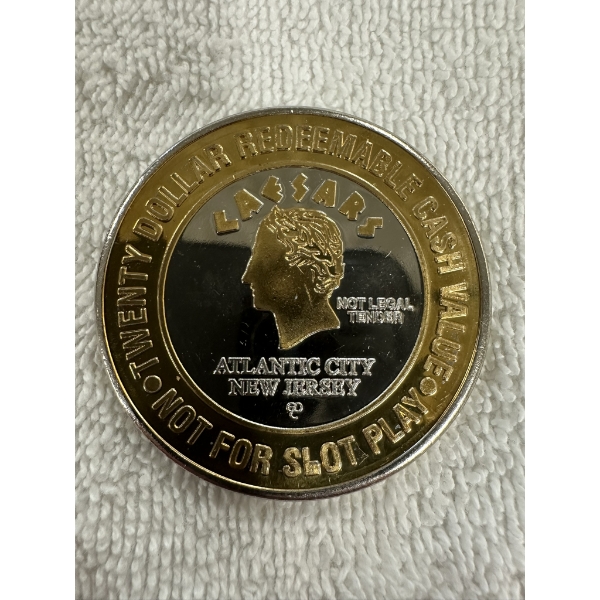 Caesars Atlantic City $20 Casino Token - Limited Edition Collector's Series