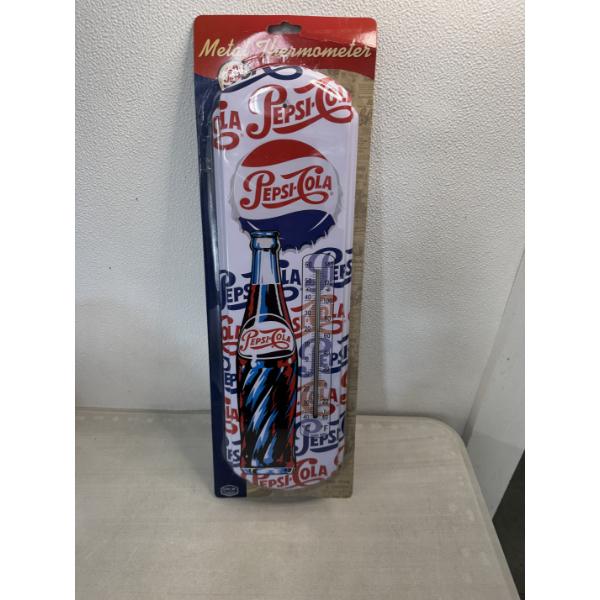 17" x 5" Pepsi-Cola Metal Thermometer - Brand New In The Package 