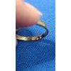 Image 5 : 10K Gold Women's Ring With Dark Stones - See Photos For Sizing- Weight: 2g