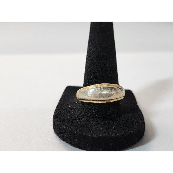 14K Gold Two-Tone Ring - Size 10 - TW: 8.6g