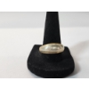 Image 1 : 14K Gold Two-Tone Ring - Size 10 - TW: 8.6g