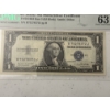Image 1 : 1935 United States One Dollar Bill - No Motto - Silver Certificate - PMG MS 63 - Investment Grade