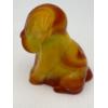 Image 4 : Adorable Degenhart Vintage Glass Dog Figurine- Buttercup Slag