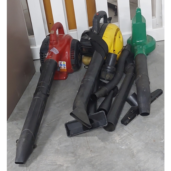 Three (3) Leaf Blowers As Shown - See Pics