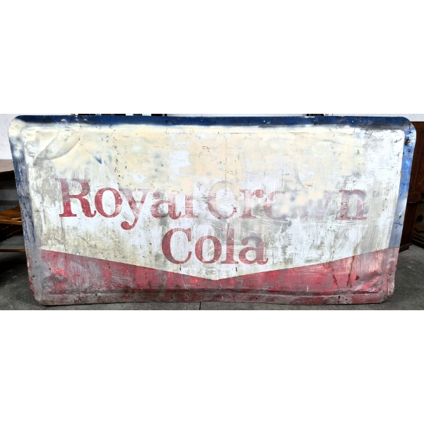 LARGE Antique 96 x 48  ORIGINAL Metal RC COLA  Soda Advertising Sign 1st Of 2 (see 84a) - See Desc