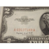Image 5 : EXTREMELY RARE DYE CONTAMINATION NOTE ~ $2 Red Seal Federal Reserve Note With ORANGE SEAL! 