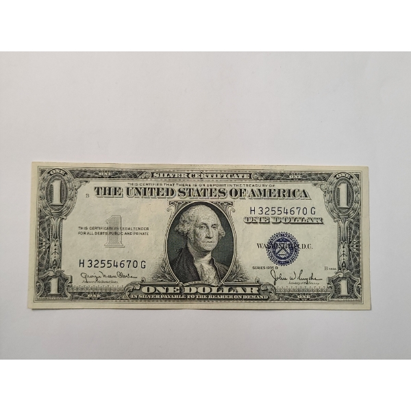 Crisp United States 1935 D $1 Silver Certificate With Clark And Snyder Signatures