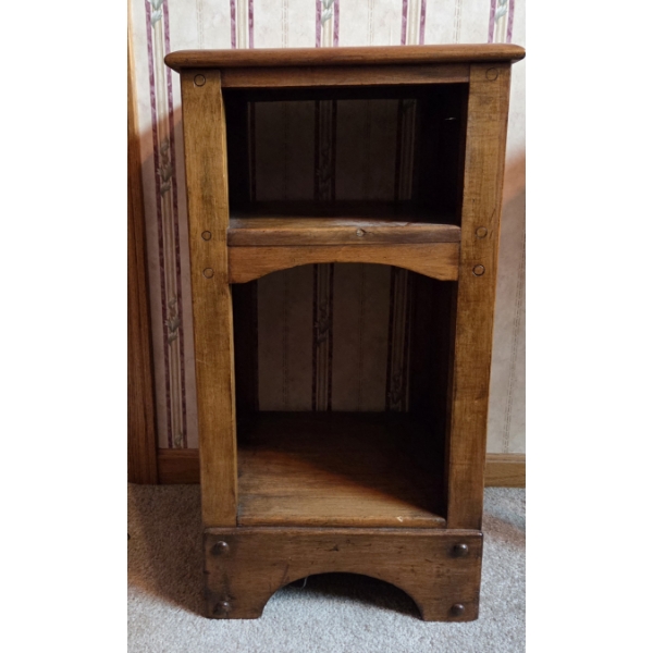 Louisville Home Pickup - Solid Wood Shef / Stand Measuring 14 x 15 x 28 Tall - Good Condition