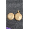 Image 3 : Size 18 Perfection Hunter Case Gold Filled Pocket Watch. **Front Cover Is Broken Off**