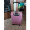 Image 1 : Purple Wheeled Suitcase, Small Backpack And Purses