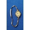 Image 1 : Vintage Women's Petite Wind Up Swiss Hallmark 10K Rolled Gold Plated Wristwatch-Total Weight: 10.3g