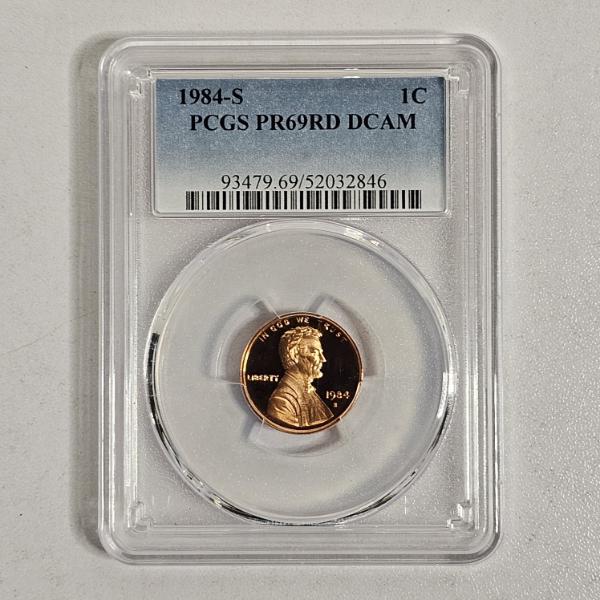PCGS PR69RD DCAM 1984-S Lincoln Cent