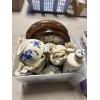 Image 2 : *Pick Up At Mantua Home-No Shipping Available*  Gorgeous Glass Pieces Blue & White - Salt & Pepper 