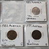 Image 13 : Two Binder Pages Filled with Assorted World Coins: Bahamas, Hungary, Jamaica, Belgium, & More!