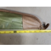 Image 5 : Vintage Green & Tan Leather Soft-Lined Zip-Up Rifle Case ~42in (Damaged - See Photos)