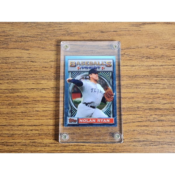 1993 Topps Nolan Ryan - Baseball's Finest Series #107  Promotional Sample Card in Holder