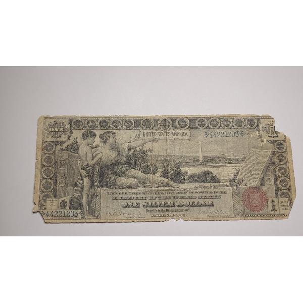 Series 1896 $1 "Educational Series" Silver Certificate