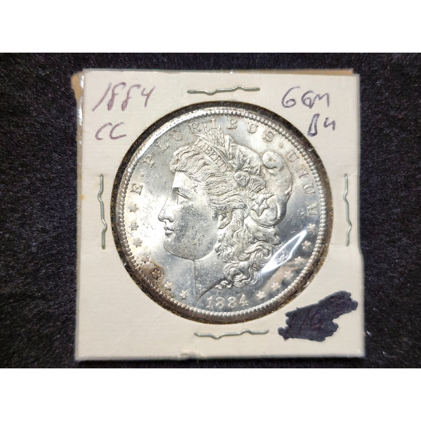 *BEAUTIFUL CARSON CITY MORGAN* Brilliant Uncirculated 1884-CC Morgan Silver Dollar