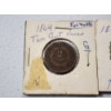 Image 2 : x2 United States Two-Cent Pieces: 1864 & 1865
