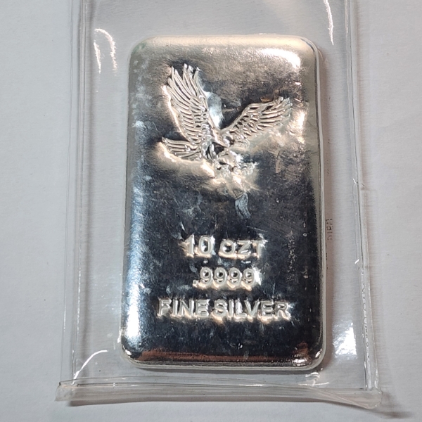 CNT 10 Troy Ounce Silver Eagle Bar - .9999 Fine Silver - Sealed! 