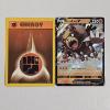 Image 1 : Pokémon TCG: Ursaluna V 102/195 Holo Rare & Fighting Energy 97/102 Vintage 1999 Base Set Card