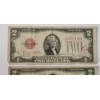 Image 2 : (4) Assorted $2 Red Seal Bank Notes - 1928 G, 1928 D, 1953 A - Face Value: $8.00