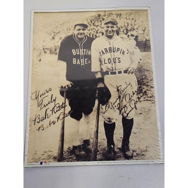 Babe Ruth/Lou Gehrig Print - Sealed!