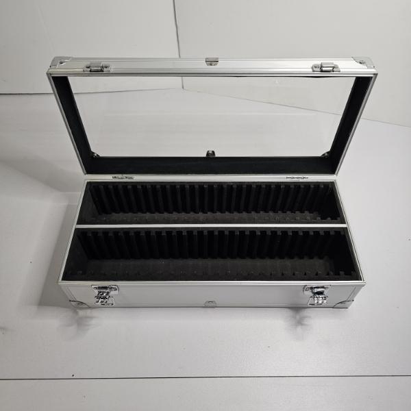 Aluminum Coin Slab Storage and Display Box (15x4.5x6.5 inches)