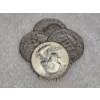 Image 1 : $1.00 Face Value in Assorted 90% Silver United States Washington Quarters ~ 4 Coins!