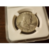 Image 3 : VERY NICE 1961 United States Franklin 90% Silver Half Dollar in Slab Case!