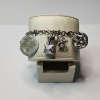 Image 1 : Sterling Silver & Silver-Tone Charm Bracelet: Assorted Charms, Some Sterling - See Photos TW: 39.0g