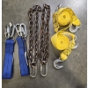 Image 1 : Two 15' Tow Straps, Two 34'' Chains, & Two 24'' Straps With Hooks