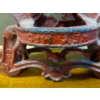 Image 4 : Antique RARE!  Cast Iron In Original Excellent Condition 14" x 12" Barn / Trolly Pulley!