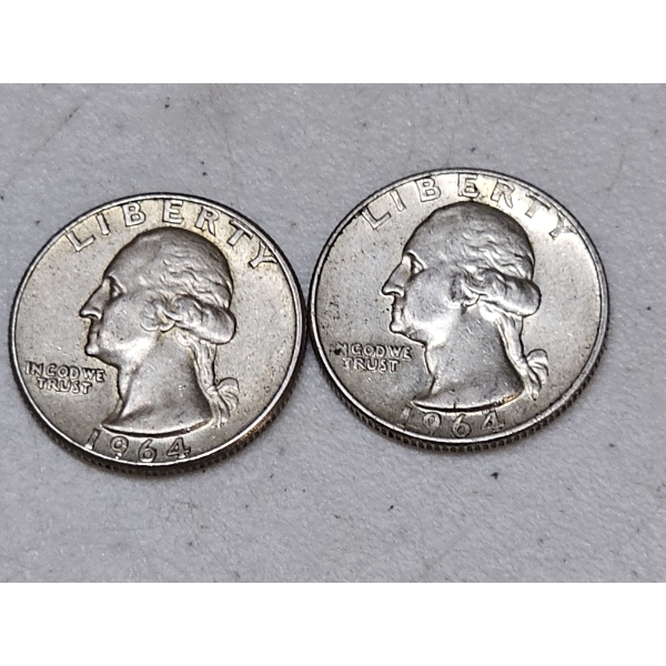 Two 90% Silver U.S. Quarters ~ $.50 Face Value