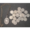 Image 1 : Assorted Years/Mint Marks U.S Buffalo Nickels & 1927 Buffalo Nickel In Necklace Bezel - FV: $1.15