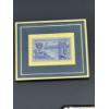 Image 4 : Vintage Stainless-Steel Hand Warmer in Red Pouch & Framed Stamp Displays (2) 