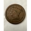 Image 2 : 1853 United States Large One Cent Coin - Fair Condition - Date Visible