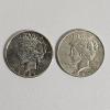 Image 1 : BEAUTIFUL!!! 1922 and 1923 United States Peace 90% Silver Dollars