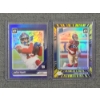 Image 1 : Two New York Giants NUMBERED Trading Cards - Jalin Hyatt 116/199 & Theo Johnson 65/75