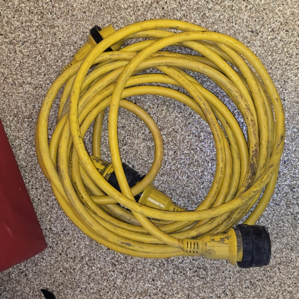 Used MarinCo Marine Power Cord for Boat - 30Amp 50Ft