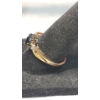 Image 7 : Sterling Silver Gold-Plated 7" Tennis Bracelet & Matching Ring With Heart Shaped Stone- Weight 11.7g