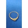 Image 4 : 14K Gold Open Setting Ring - Size 8 - Weight: 1.5g