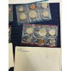 Image 8 : 8 U.S. Mint Uncirculated Coin Sets in envelopes - MISSING SOME!!! 