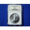 Image 1 : 1991 $1 Silver American Eagle 1 oz Fine Silver Graded MS 69 by NGC