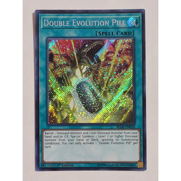 Double Evolution Pill (BLLR-EN028) 1st Edition Holo Rare Yu-Gi-Oh Card