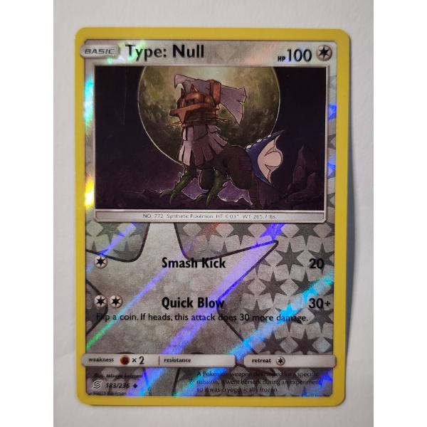 Type: Null 183/236 Reverse Holo Vintage Pokemon Trading Card