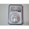 Image 1 : NGC MS69 2021 American Eagle - Heraldic Eagle T-1 Early Releases - 1 oz .999 Fine Silver