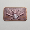 Image 1 : America's 250th Anniversary Baseball Flyover Colorized 1 AVDP oz .999 Fine Copper Bar