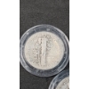 Image 8 : Encapsulated 1920, 1939, 1941, 1942, 1942-D 90% Silver Mercury Dimes - Face Value: $0.50