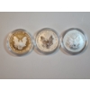 Image 3 : American Eagle 20th Anniversary Silver Coin Set: (3) 2006 1oz Silver Eagles!